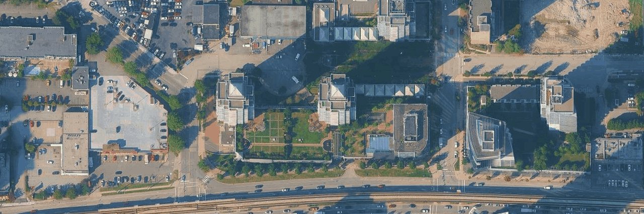 The Buchanan aerial view