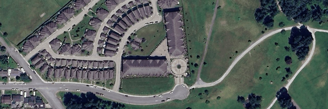 The Mews aerial view