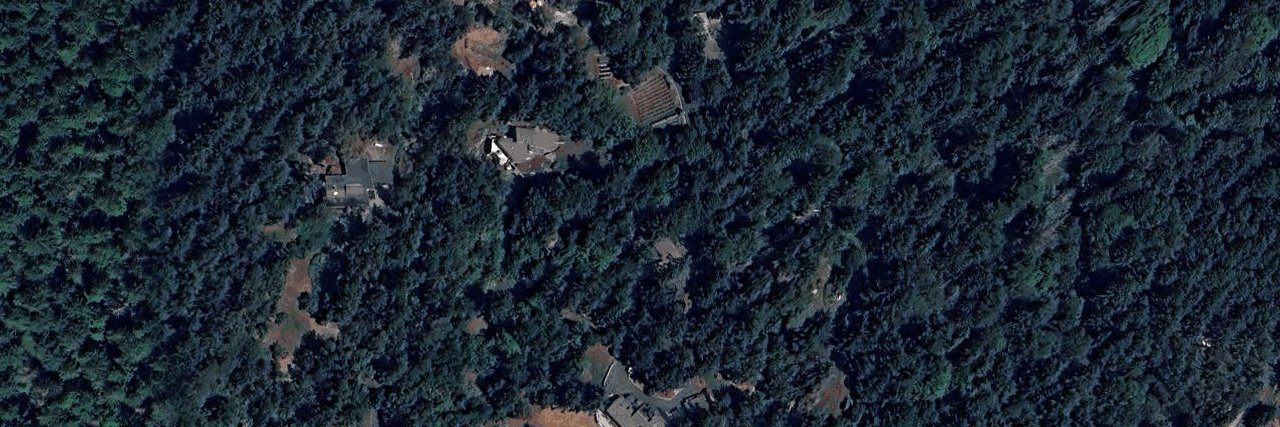 Strata only for private road. aerial view