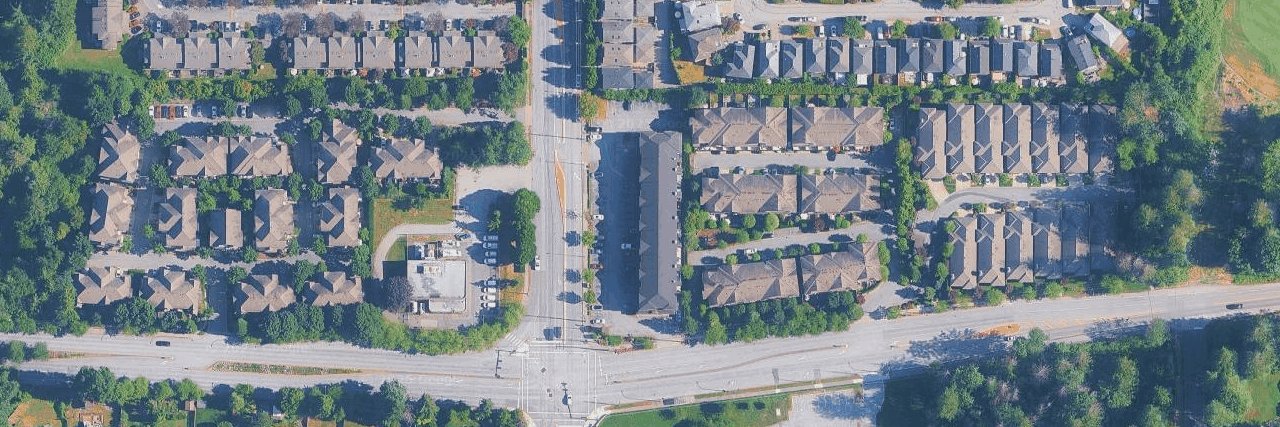 Redwoods Corner aerial view
