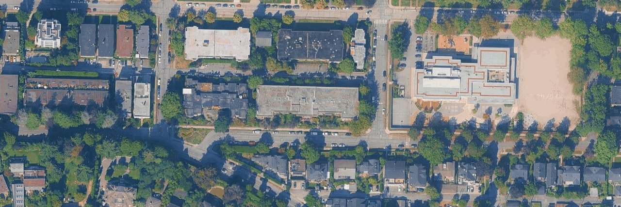 The Shaughnessy aerial view