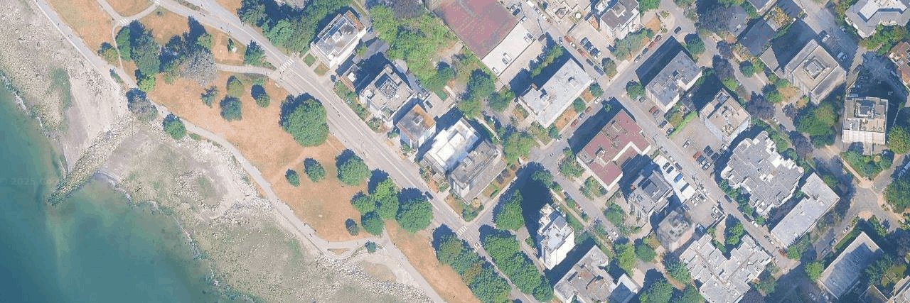 2015 Beach Avenue aerial view