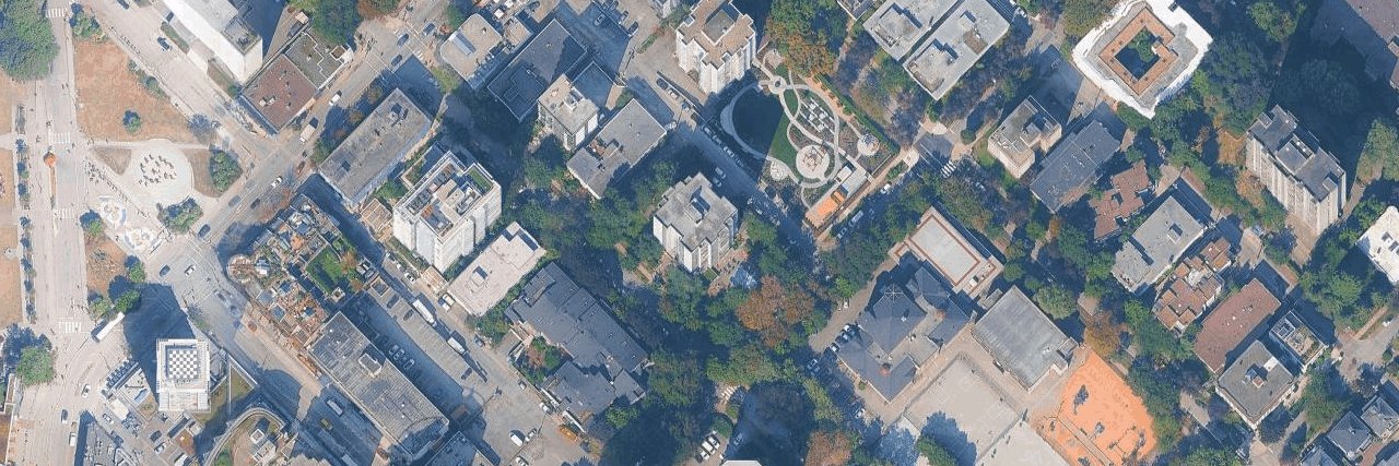 Stratford Place aerial view