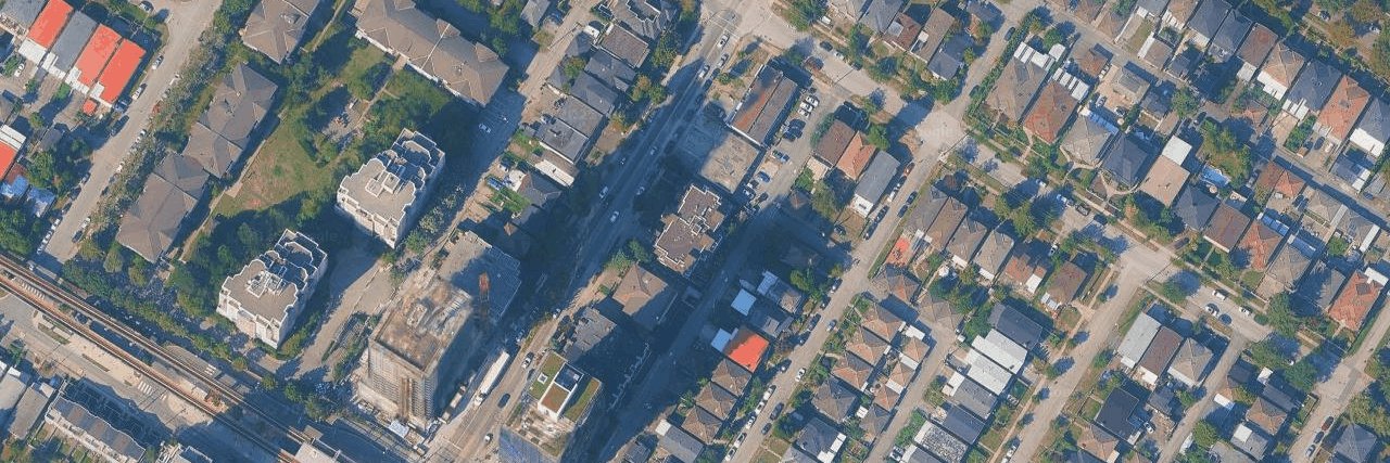 Joyce Court aerial view