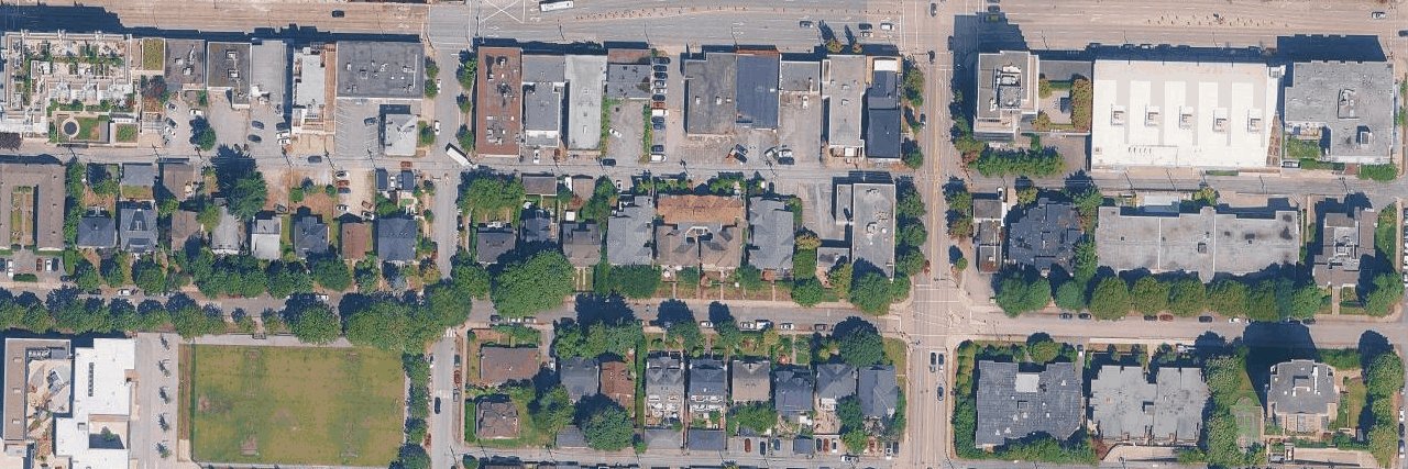 Tennyson Mews aerial view