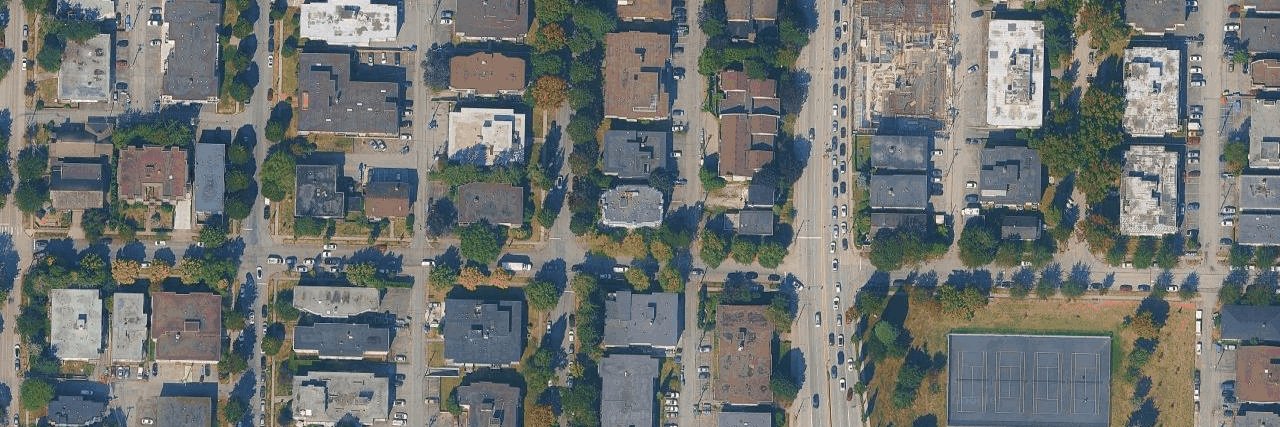 Osler Place aerial view