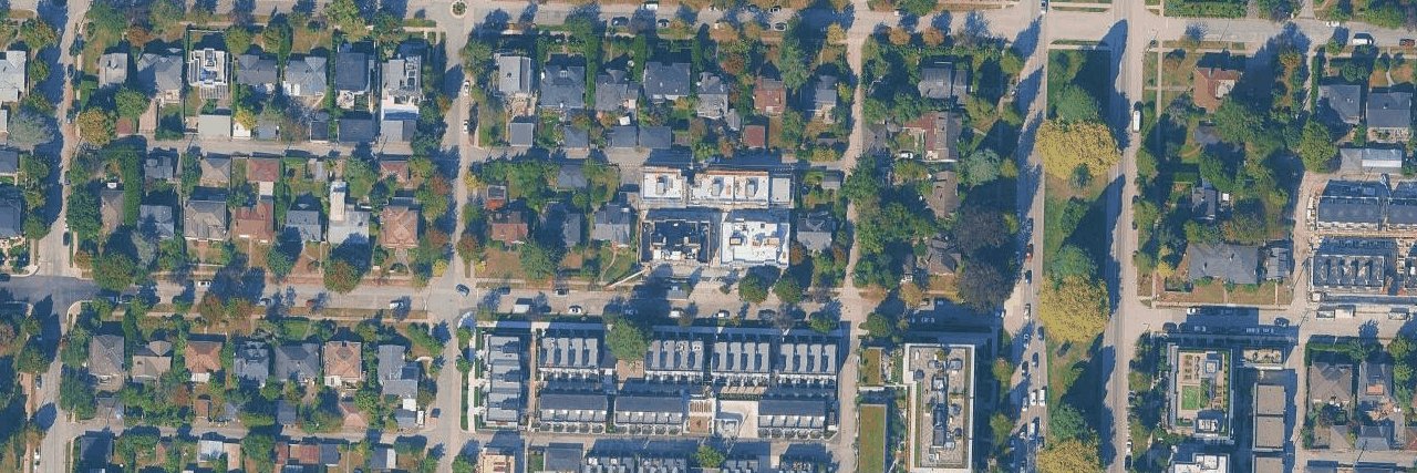 Soto On W28th aerial view
