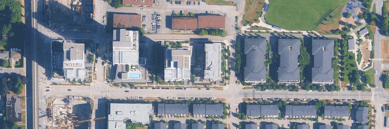 Lougheed Heights 2 Bosa aerial view