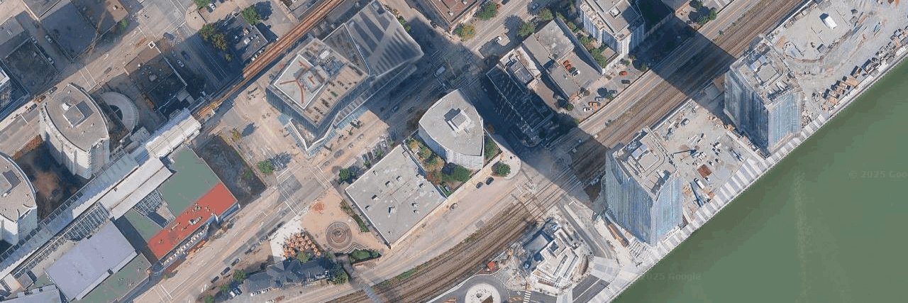 Interurban aerial view