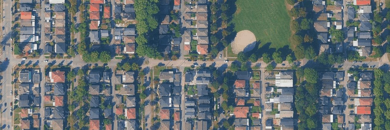 Wales Park aerial view