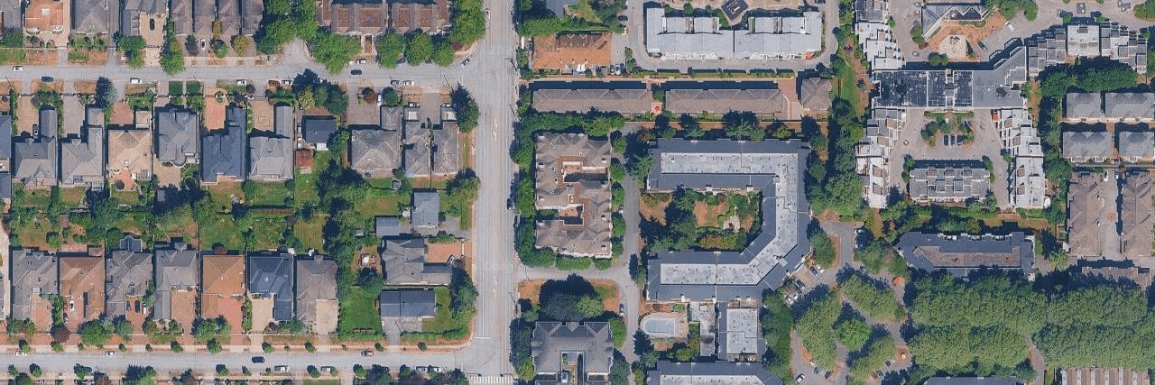 The Gables aerial view