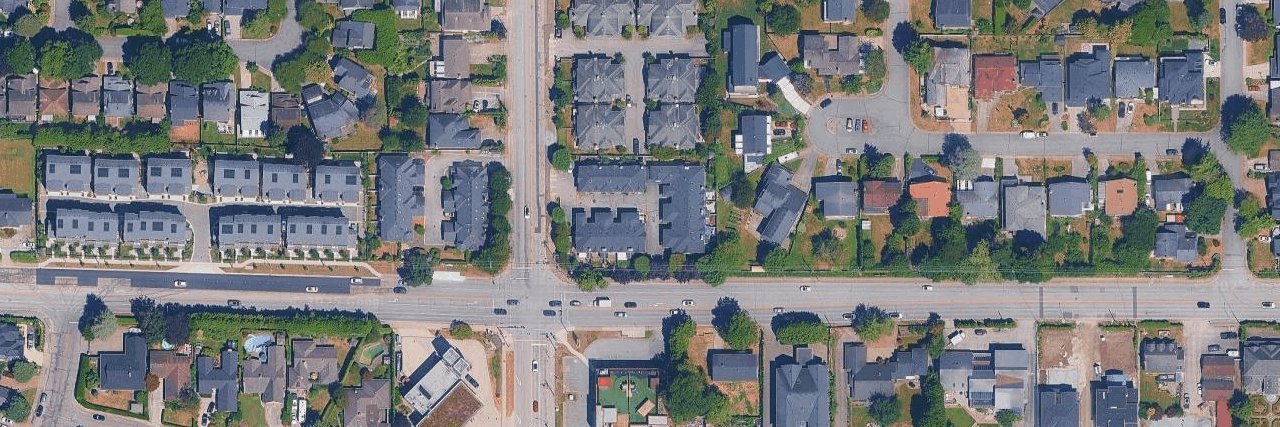 Barclay Court aerial view