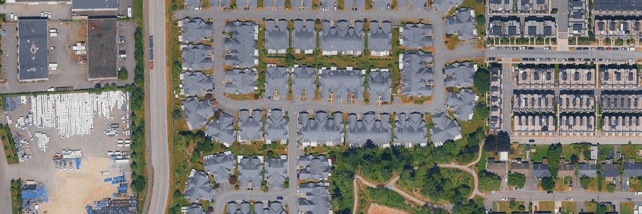 Huntsfield Green aerial view