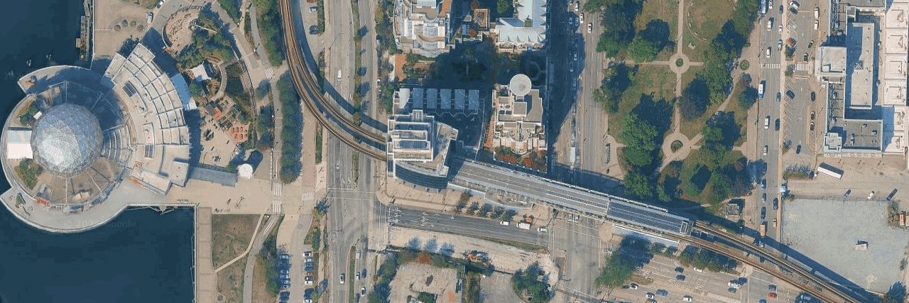 The Townhouses At Station Place aerial view