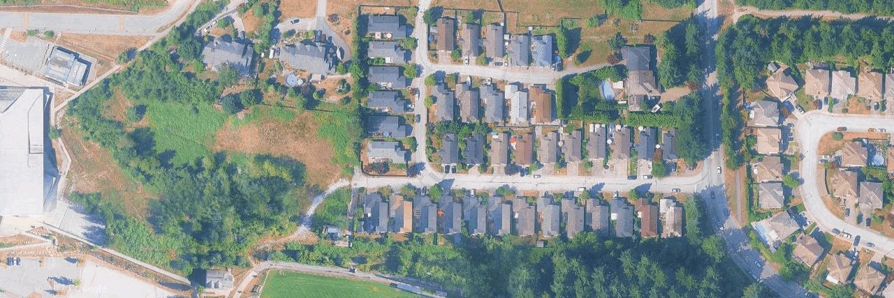 Anmore Green Estates aerial view