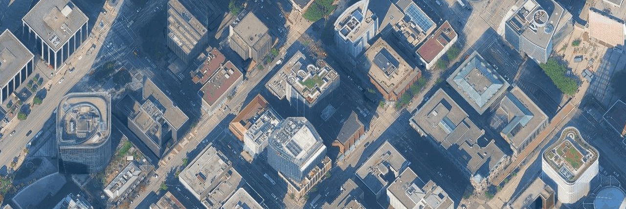 Jameson House aerial view