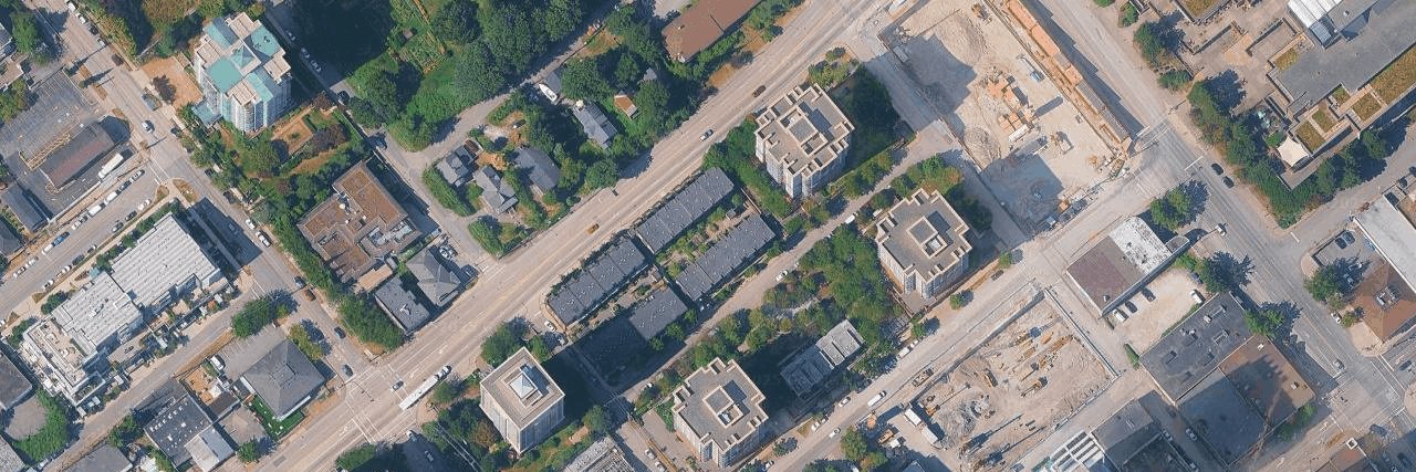Brickstone Walk aerial view