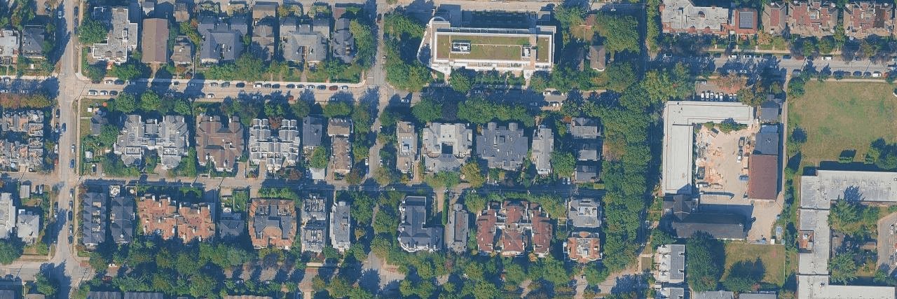 Oakwood West aerial view