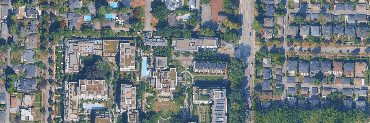 Shannon Wall Centre Kerrisdale aerial view