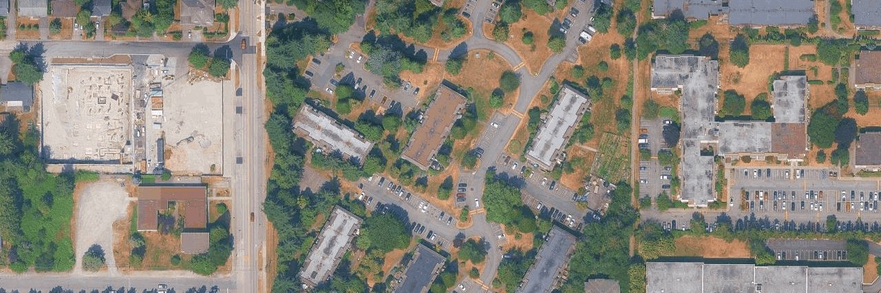 Holly Park Lane aerial view