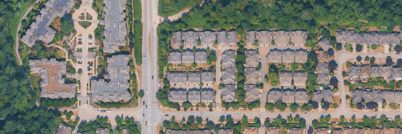 Rosemary Walk aerial view