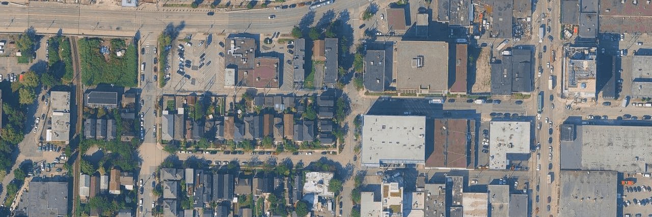 Strathcona aerial view