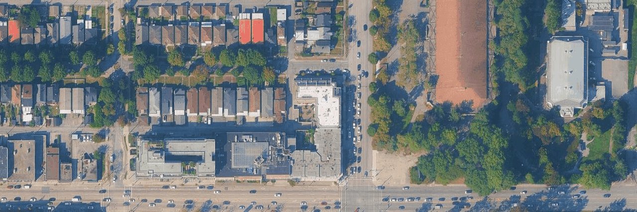 The Shorewinds aerial view