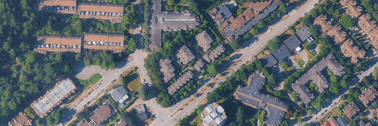 Winston Gardens aerial view
