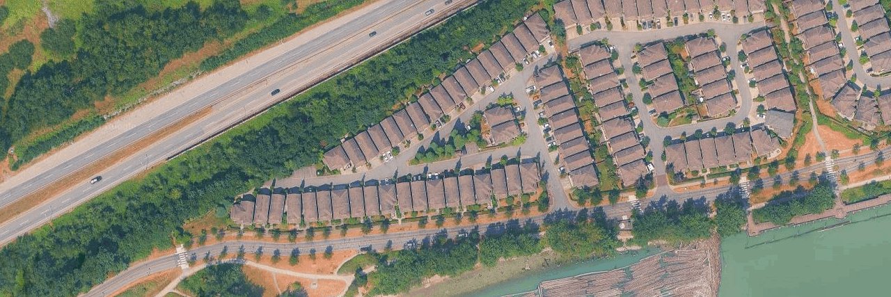 The Waterfront At Citadel Landing aerial view