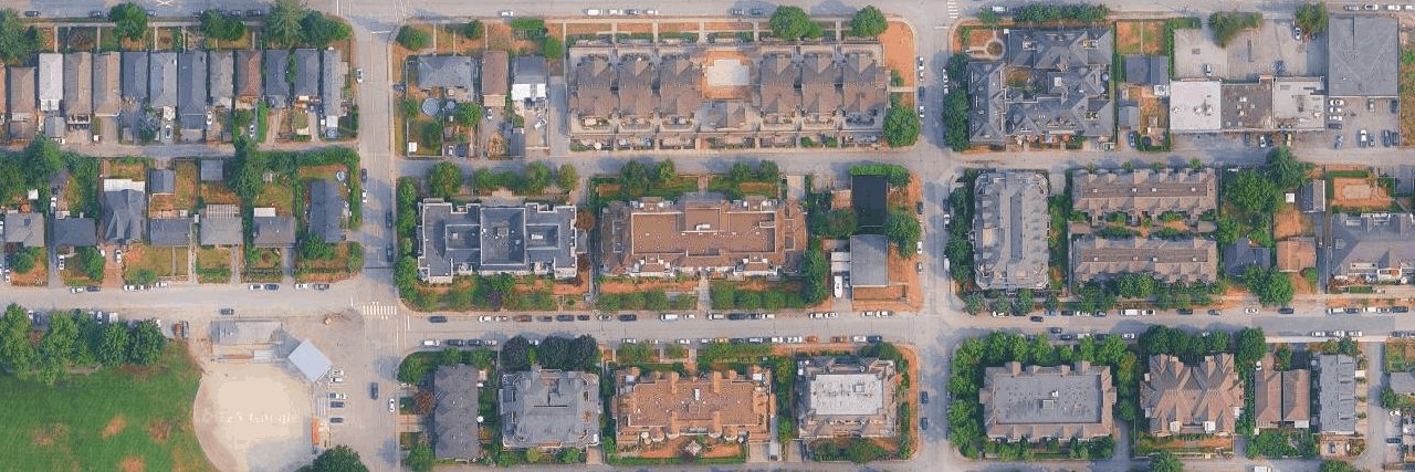 The Benton aerial view