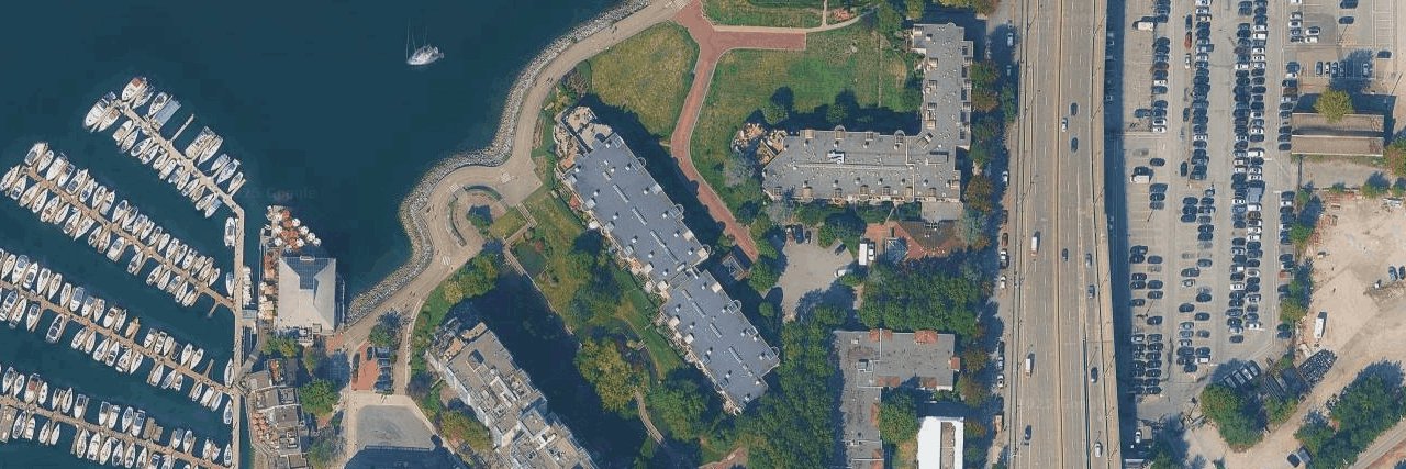 Henley Court aerial view