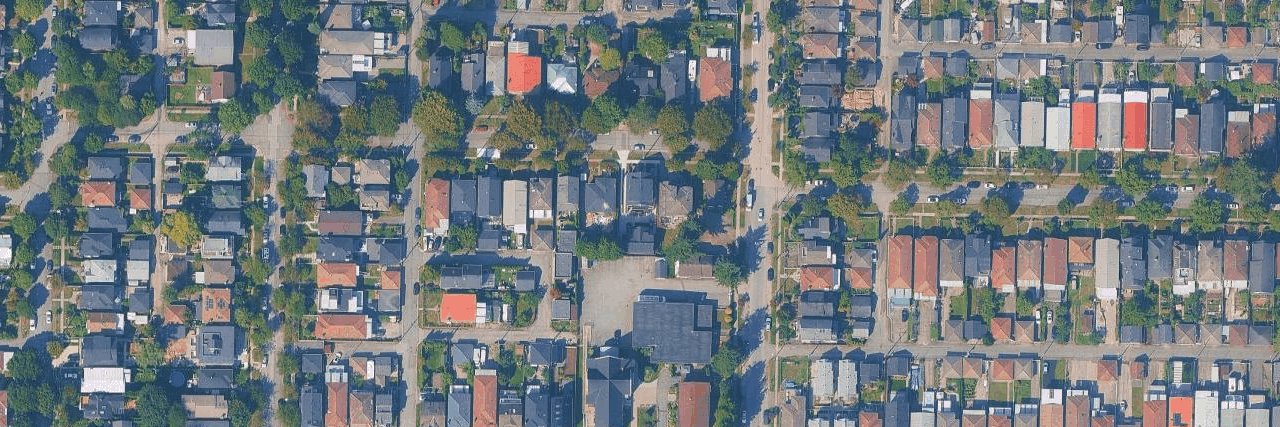 Kensington-Cedar Cottage aerial view