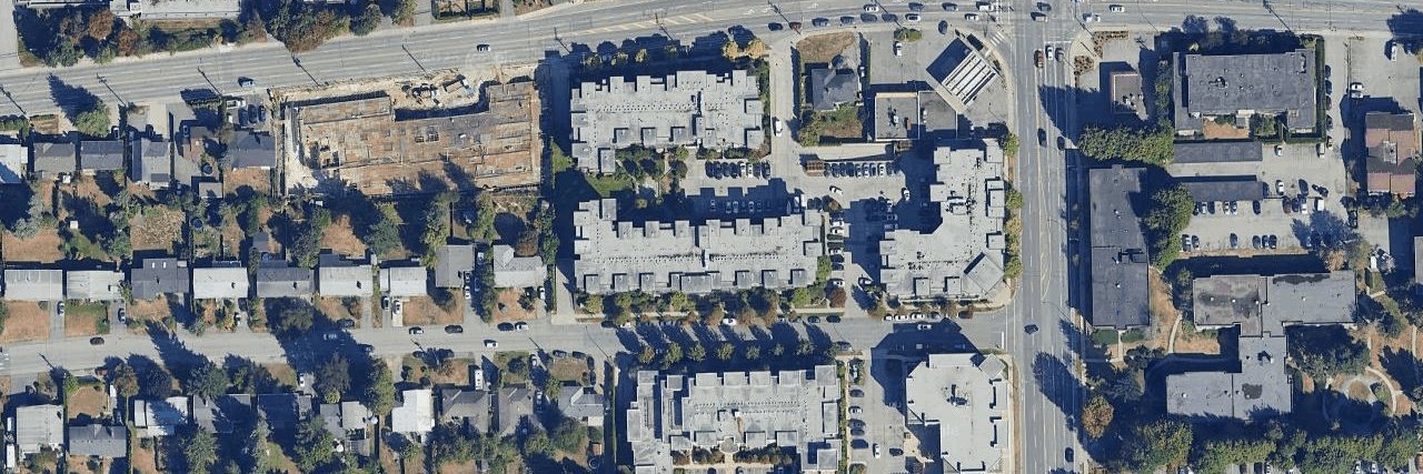 The Crossing aerial view