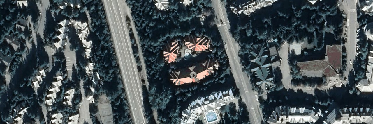 Sunpath aerial view