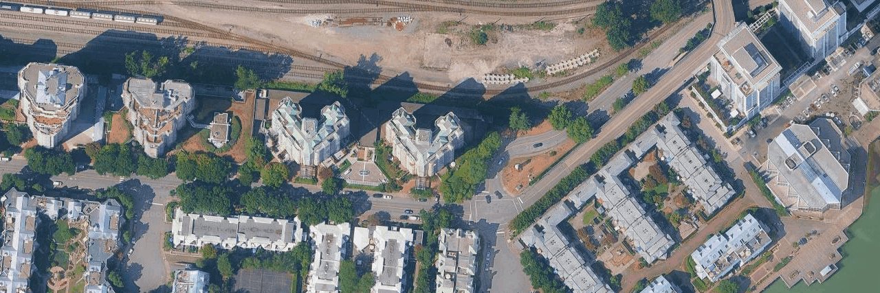 Quayside Tower 1 aerial view