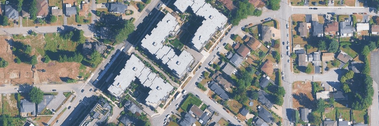 The Oaks By Strand Development aerial view