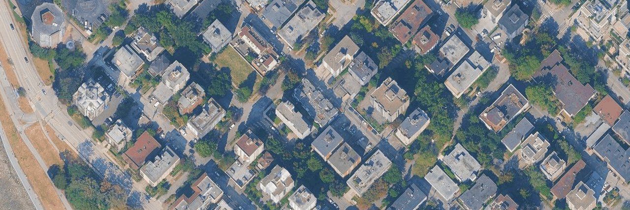 Linden House aerial view