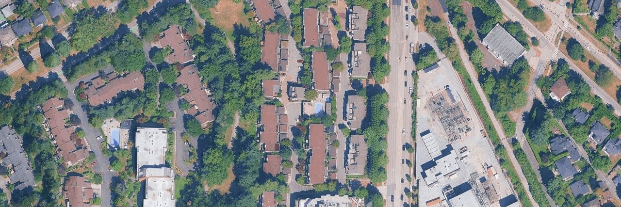 Arbutus Village aerial view