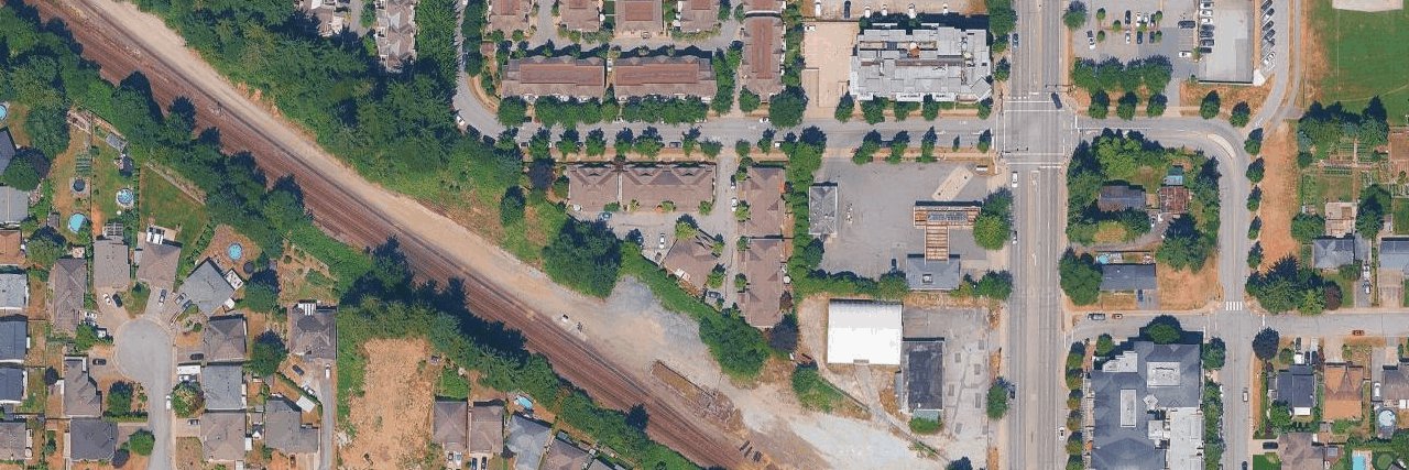 Country Crossing aerial view