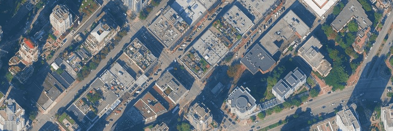 The Hamilton aerial view