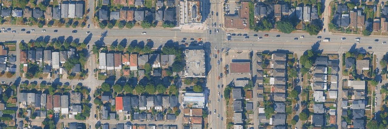 Mayfair aerial view