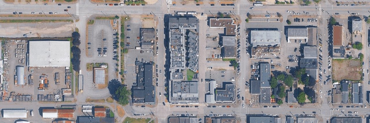 The Roderick aerial view
