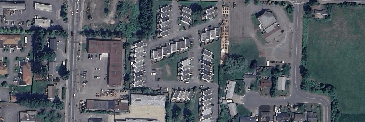 Plateau Gardens aerial view