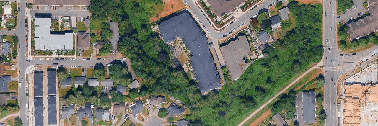 The Audley aerial view