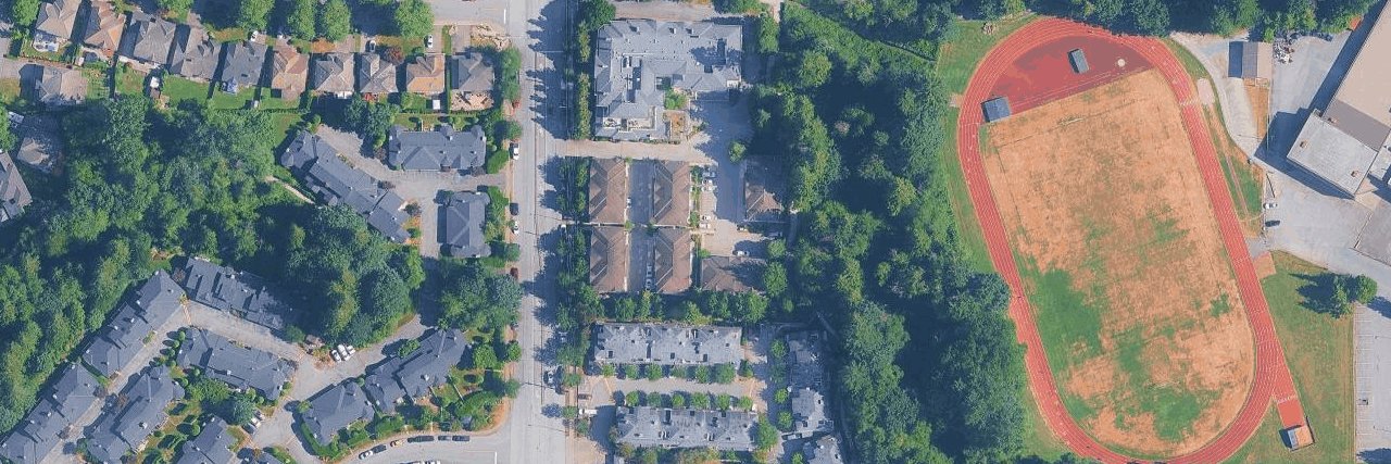 Cambridge Court aerial view