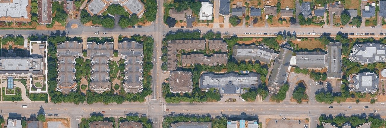 Carlton Court aerial view