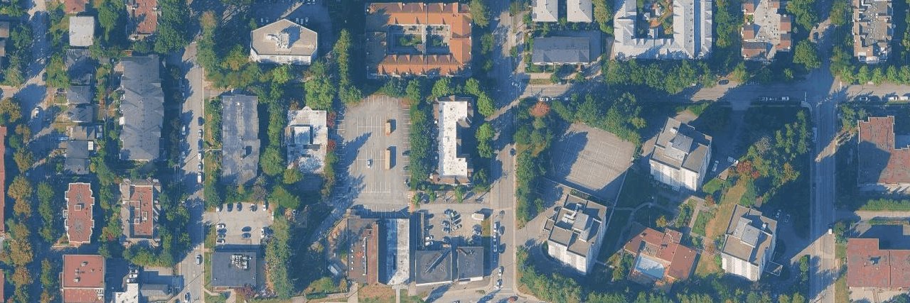 Sheffield Court aerial view