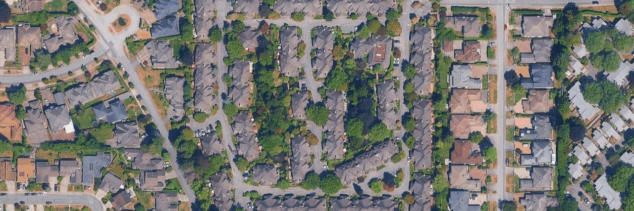 Huntly Wynd aerial view