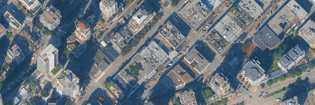 The Ellison aerial view