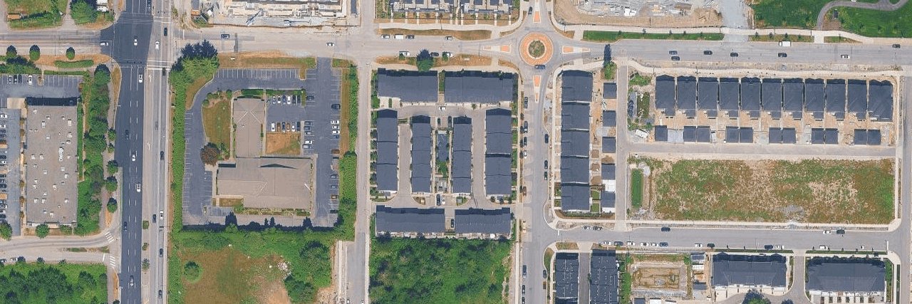 Frame Complex aerial view